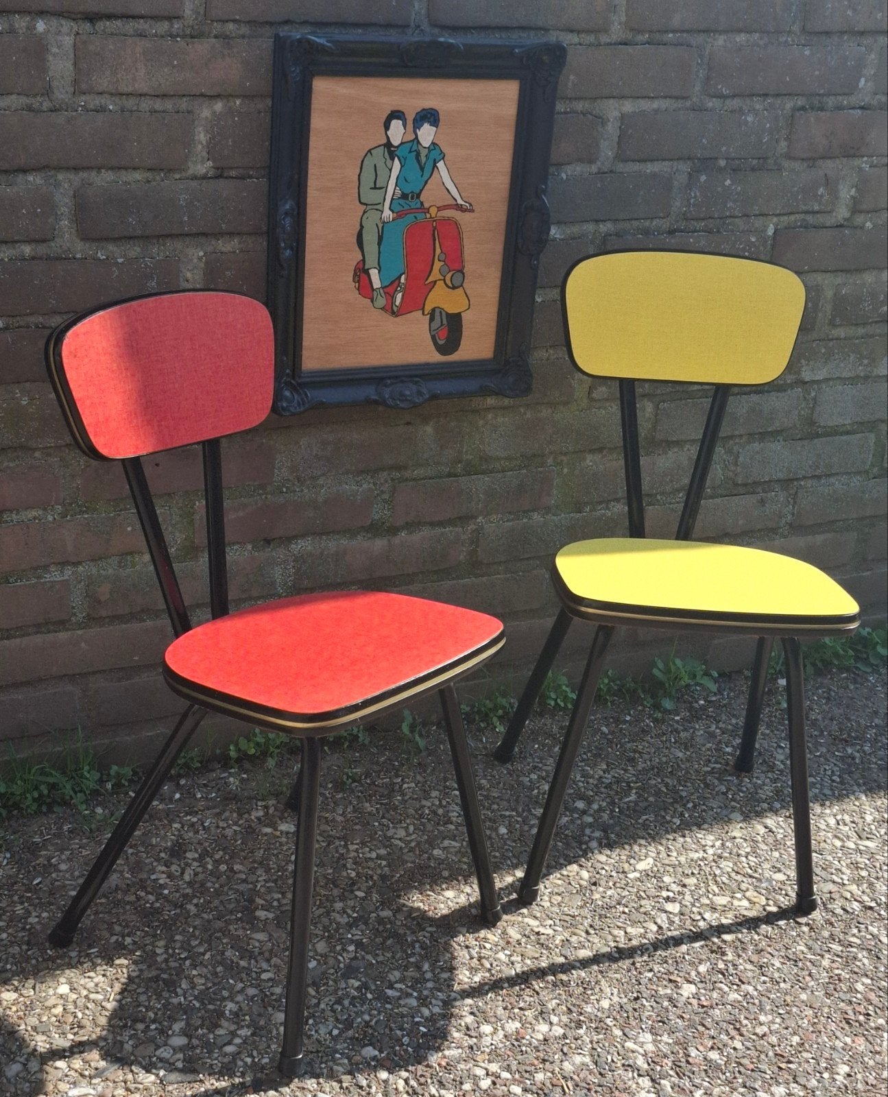 Kinderstoel. 2 st. Ca 1950/1960., Kinderen en Baby's, Kinderstoelen, Ophalen, Zo goed als nieuw, Overige typen