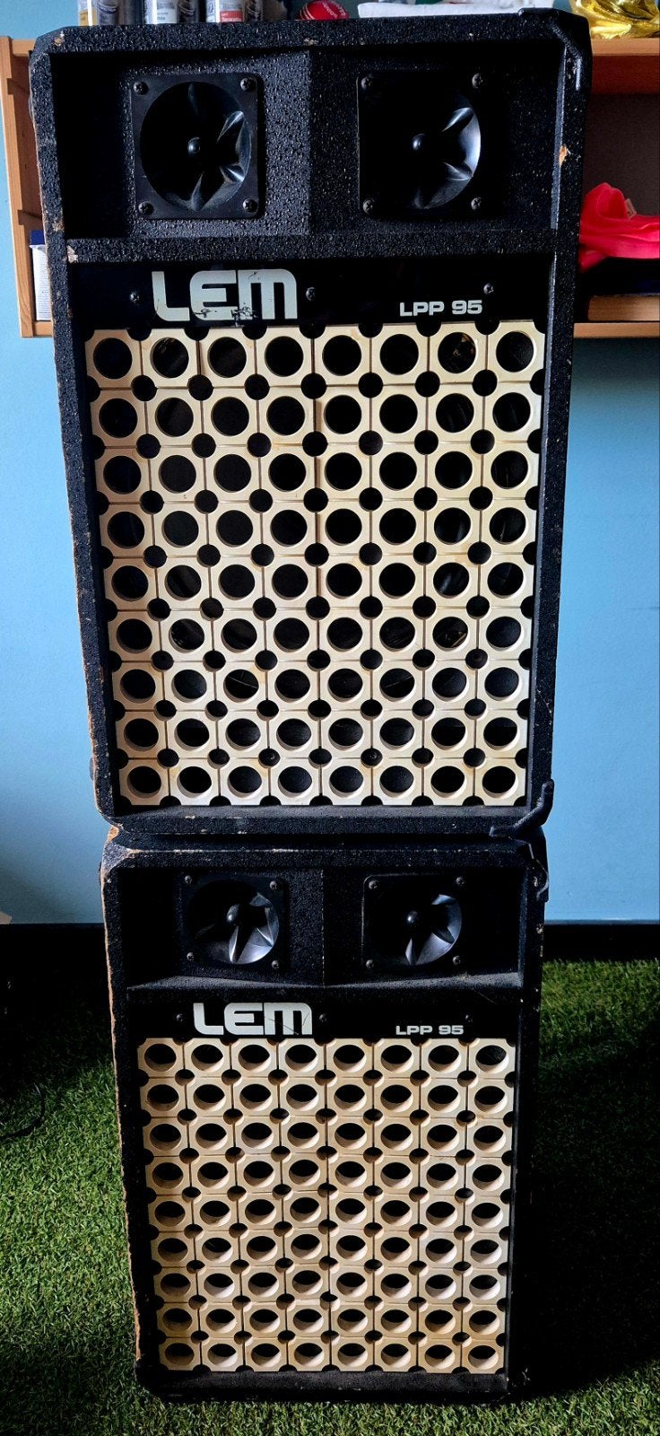 LEM LPP 95 luidsprekers/boxen, Audio, Tv en Foto, Luidsprekers, Ophalen, Gebruikt, Minder dan 60 watt, Overige merken