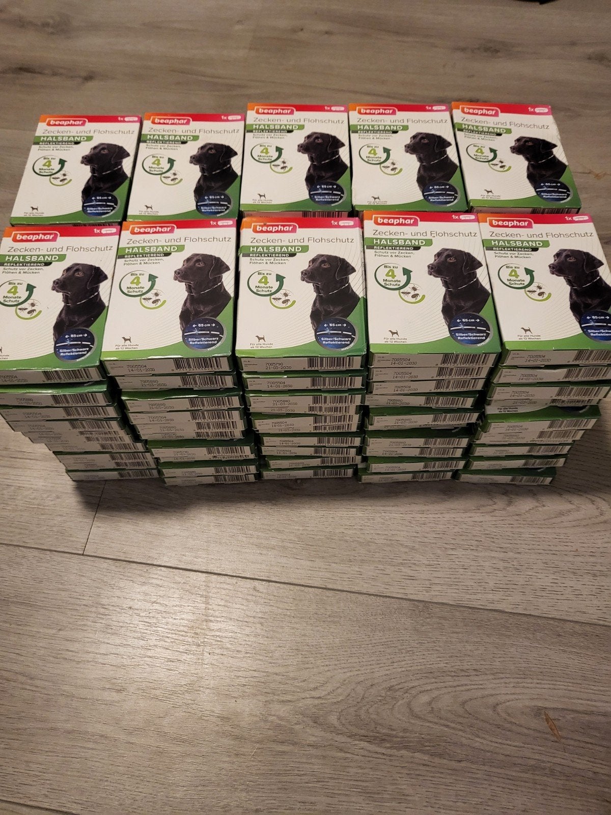 Nieuw: Beaphar Vlooien- en Tekenband Hond (65cm) - 100 STUKS, Overige merken, Ophalen of Verzenden, Nieuw, Halsband