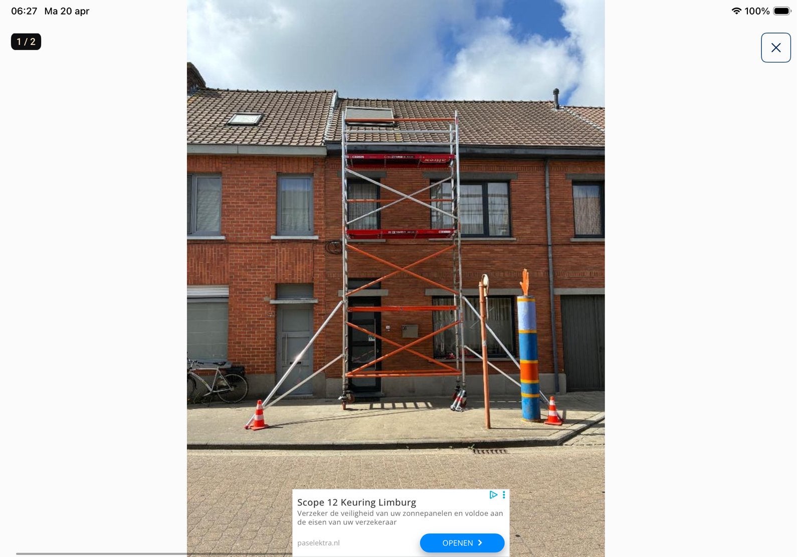 Alu rolsteiger gevraagd altrex skyworks custers handelsprij, Ophalen, Rolsteiger of Kamersteiger, 5 meter of hoger