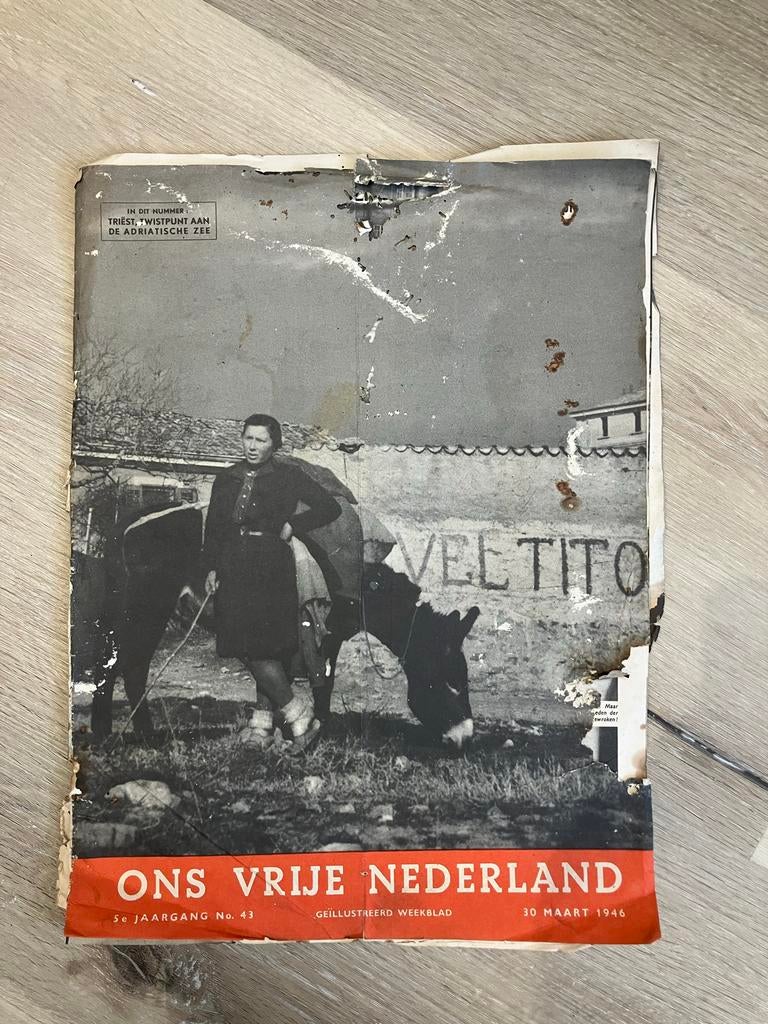 Ons Vrije Nederland - Geïllustreerd Weekblad - 30 maart 1946, Ophalen, Gelezen, Overige typen