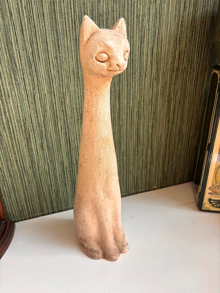 Beeld kat Mat Wanders, Ophalen of Verzenden