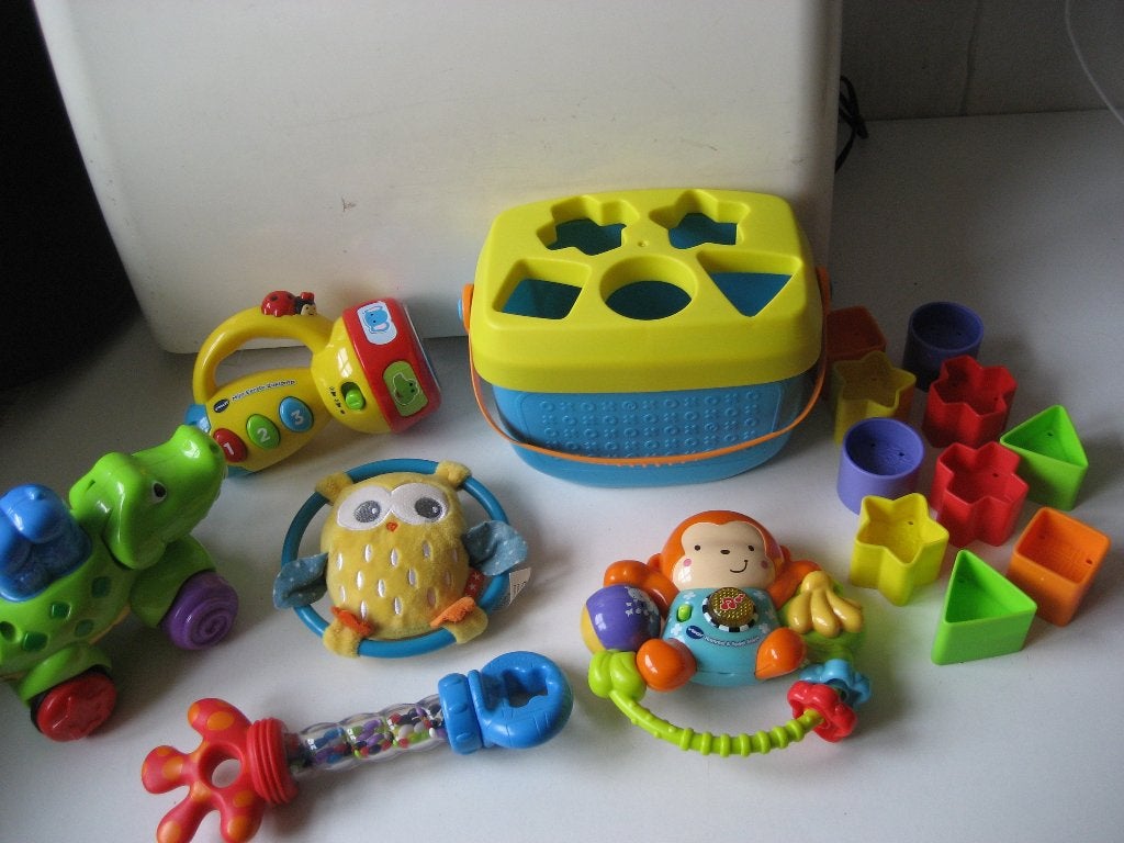 set baby speelgoed vtech fisher price, Kinderen en Baby's, Speelgoed | Babyspeelgoed, Ophalen of Verzenden, Zo goed als nieuw