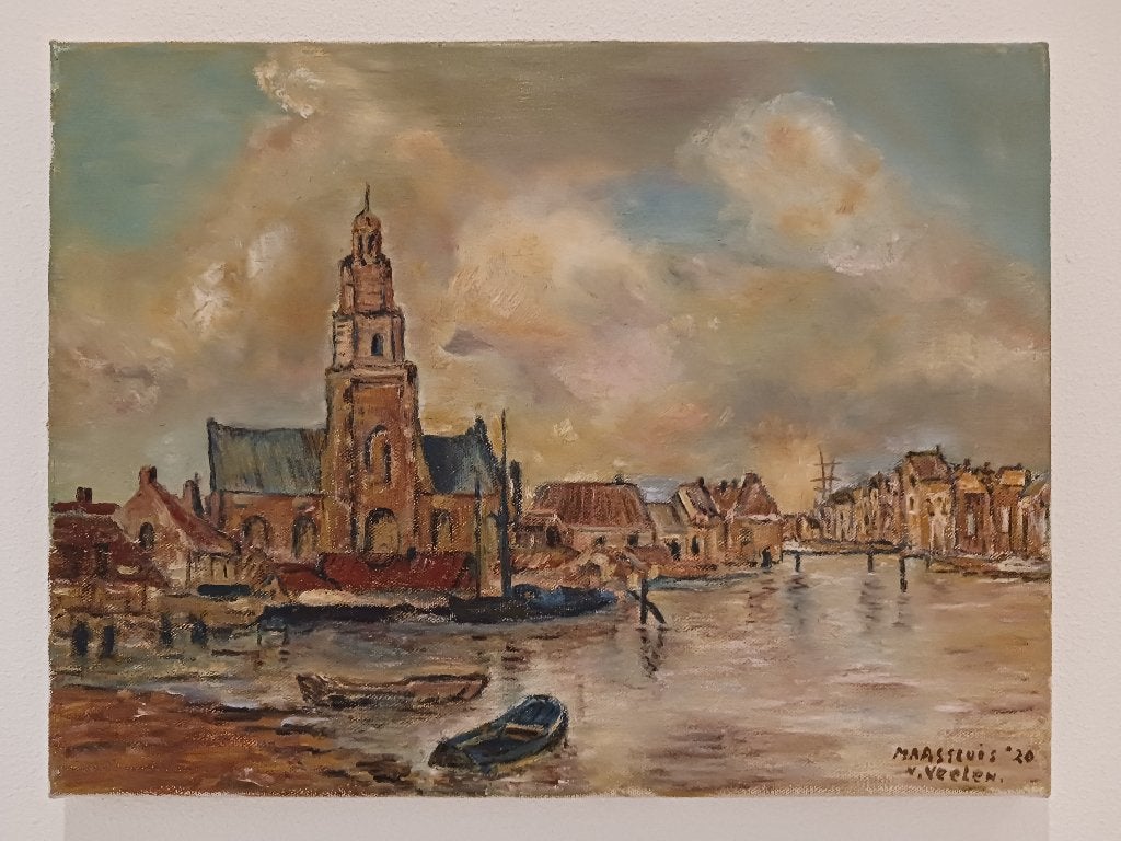 2 st klassieke schilderijtjes, Ophalen