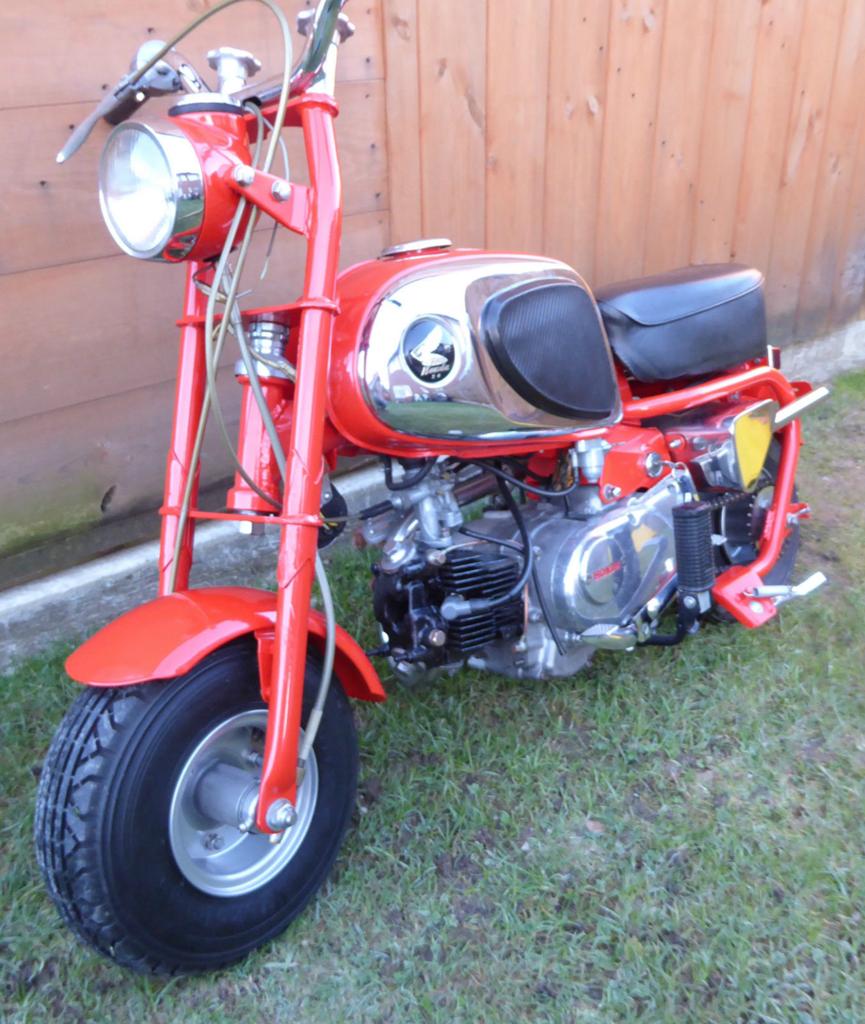 Honda Monkey CZ100 tankschilden (dax ss50 z50), Ophalen of Verzenden, Zo goed als nieuw, Overige merken