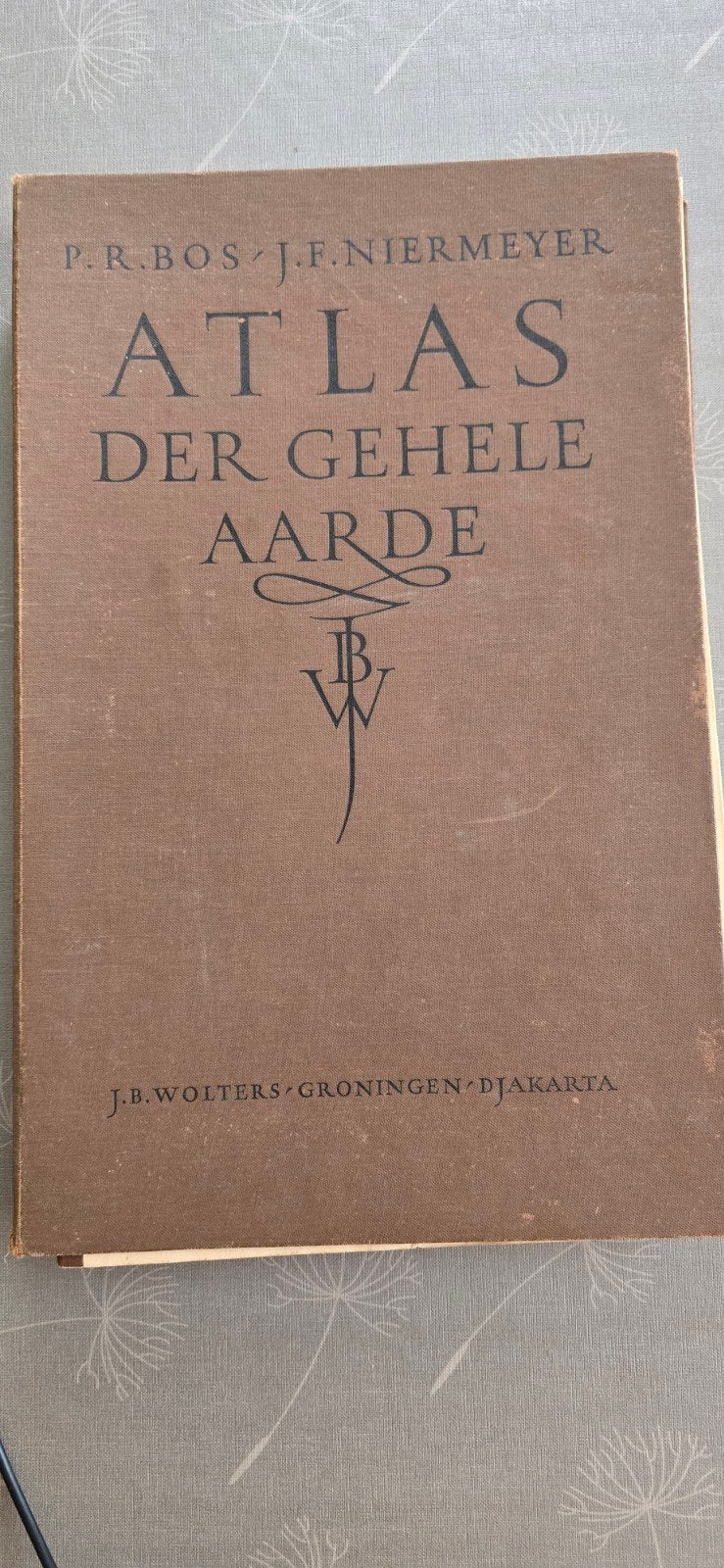 Bos-Niermeyer Schoolatlas der Gehele Aarde 1956, Gelezen, Bosatlas, Ophalen of Verzenden, P.R. Bos, J.F. Niermeyer, P. Eibergen