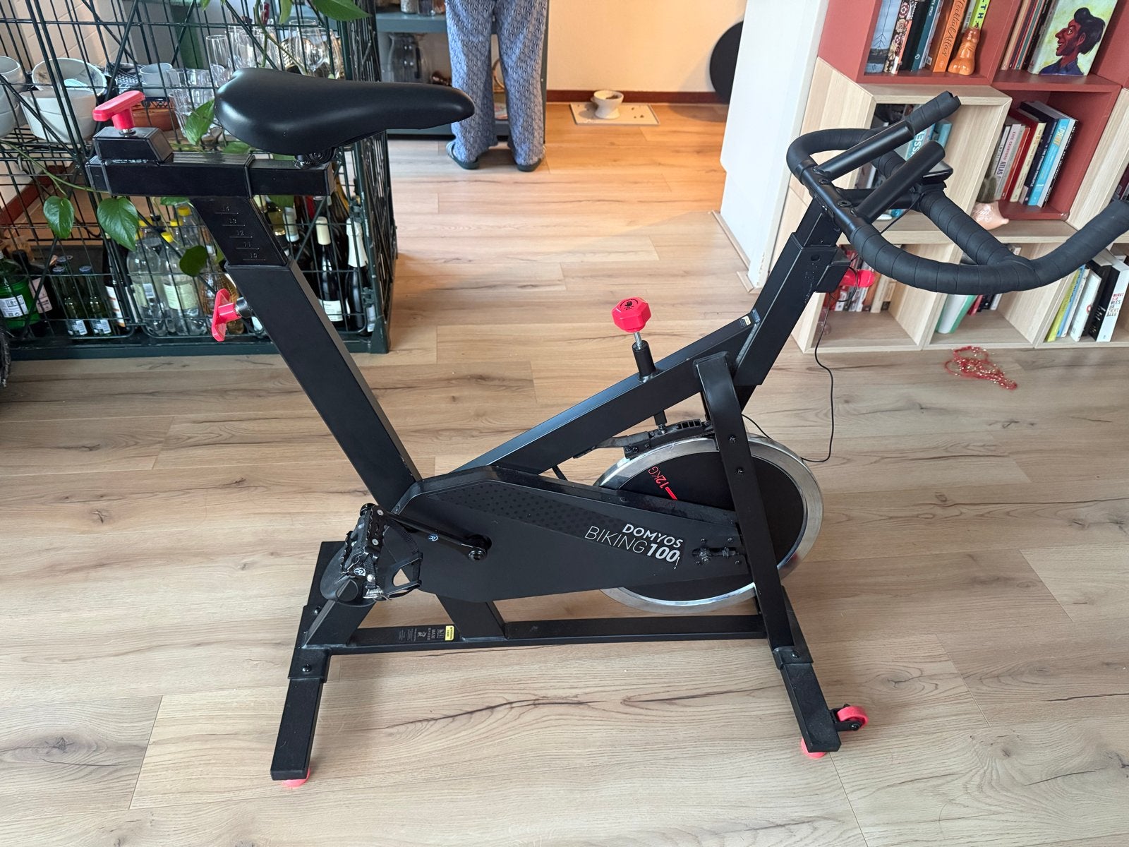 Domyos Biking 100 Indoor Bike, Ophalen, Spinningfiets, Zo goed als nieuw, Metaal