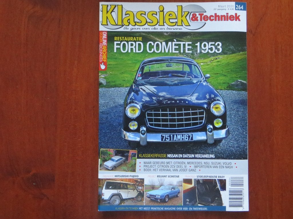 Klassiek & Techniek 264 Ford Comète 1953, Reliant Scimitar, Ophalen of Verzenden, Zo goed als nieuw, Ford