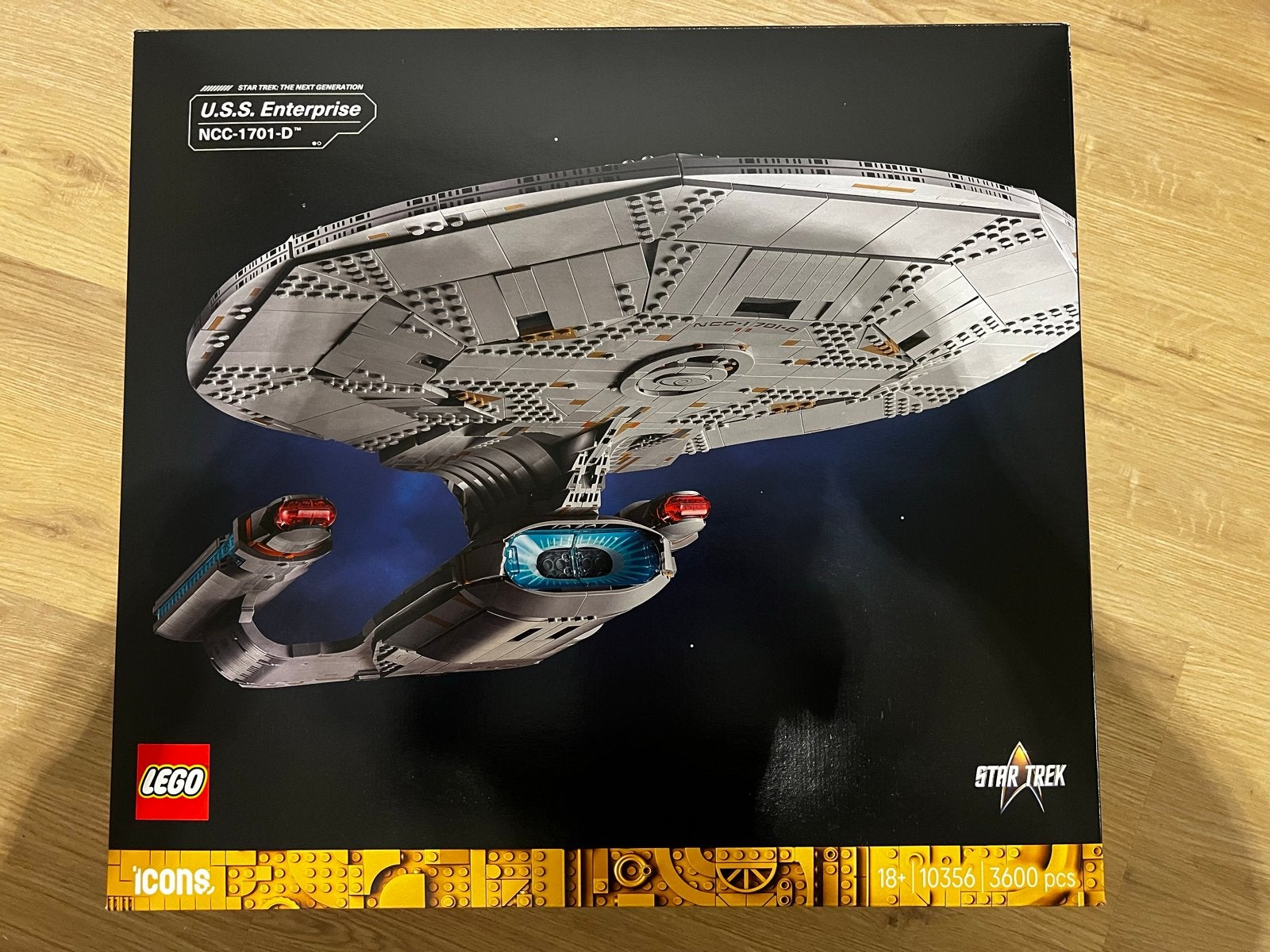 Lego Star Trek U.S.S. Enterprise NCC-1701-D (10356), Overige thema's, Lego, Nieuw, Ophalen of Verzenden