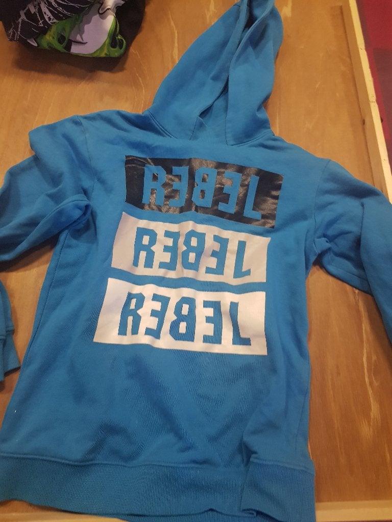 Rebel Hoodie - maat 152 / 158, Ophalen, Gebruikt, Jongen, Trui of Vest
