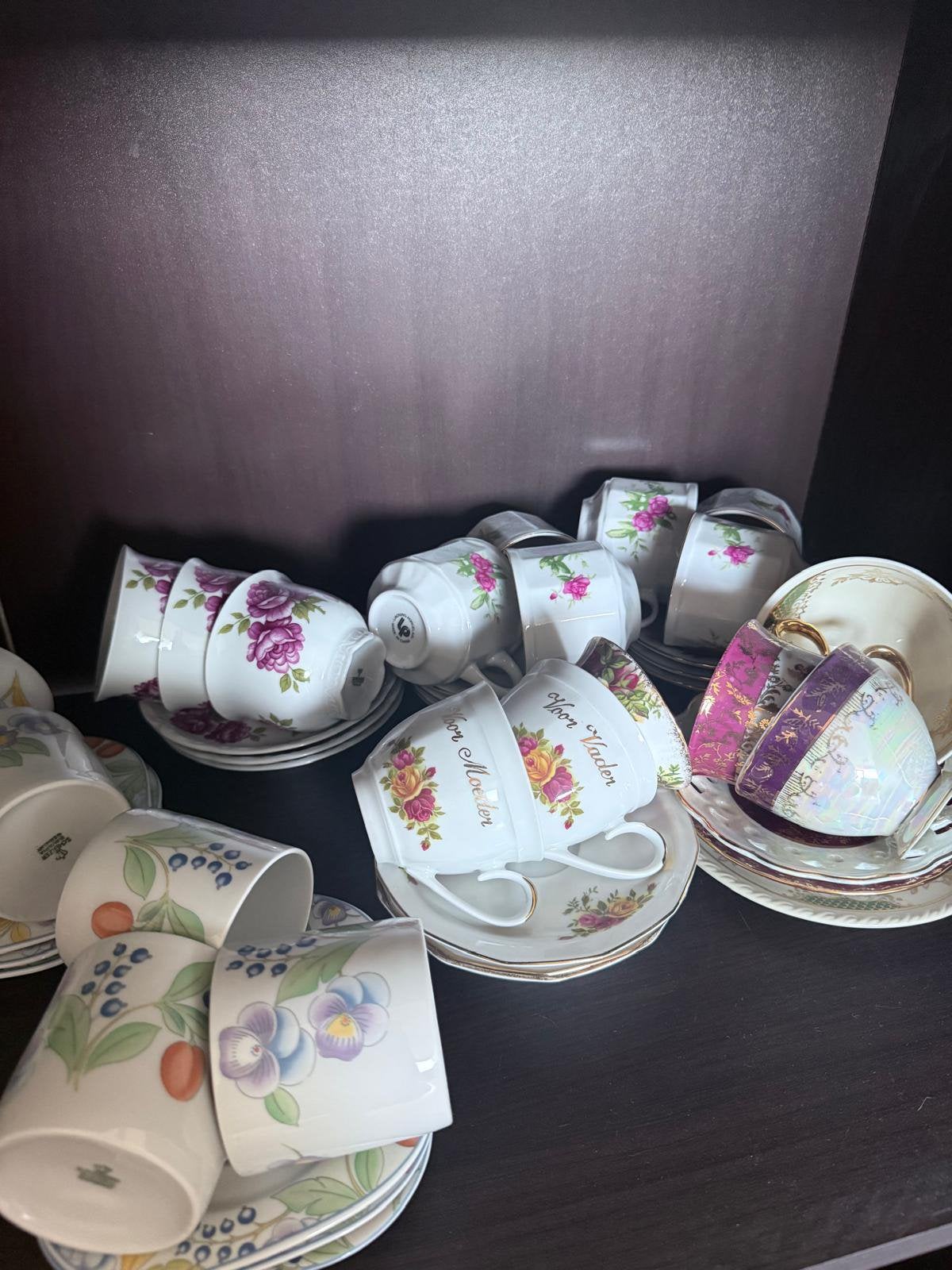 Servies set, Ophalen