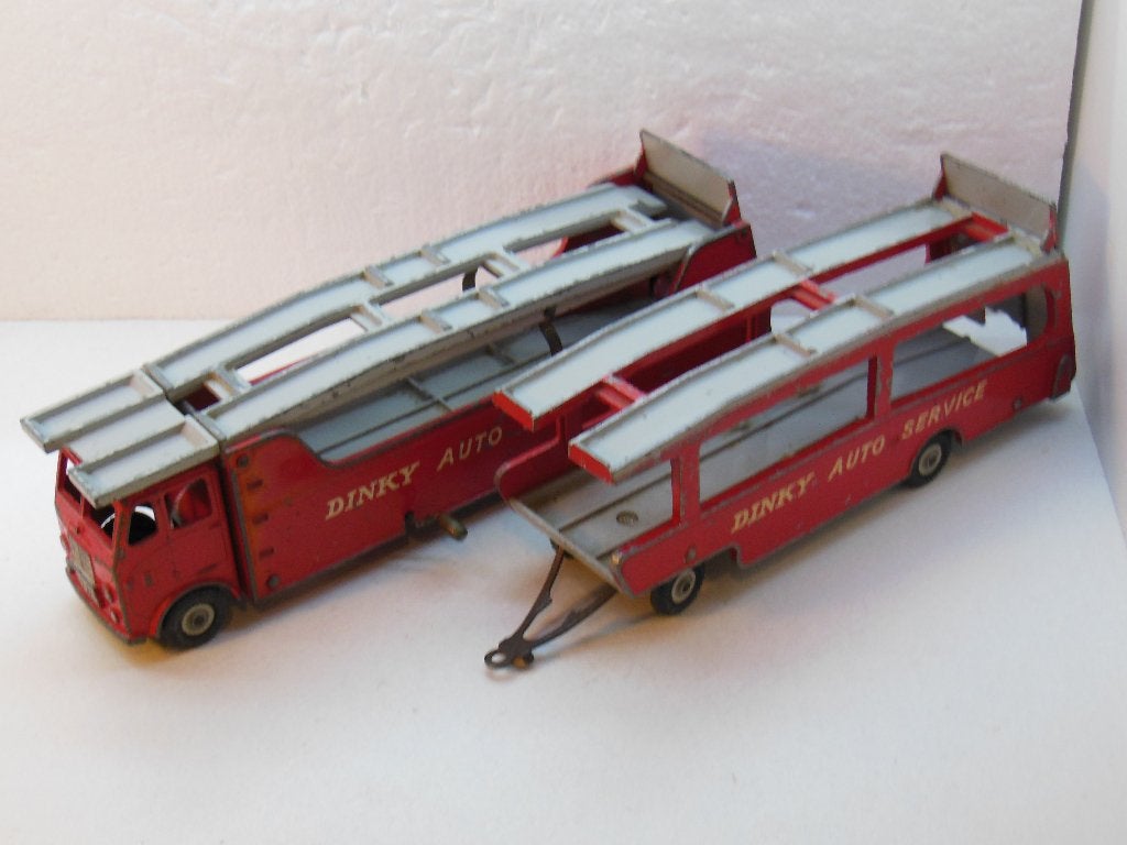 DINKY - 984 + 985 - CARCARRIERS - 1;43, Ophalen of Verzenden, Gebruikt, Auto, Dinky Toys