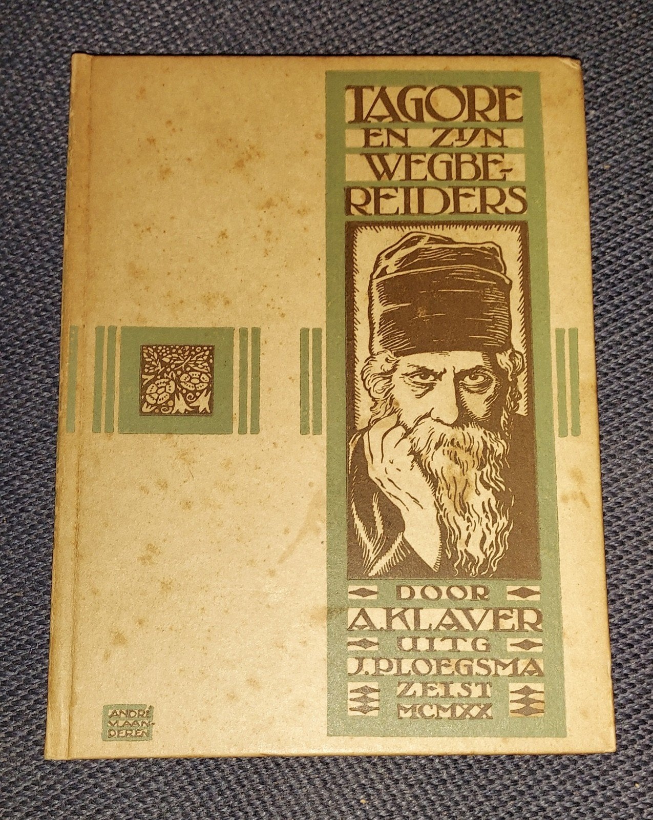 Tagore en zijn wegbereiders (1920) - A. Klaver, Antiek en Kunst, Ophalen of Verzenden, A. Klaver