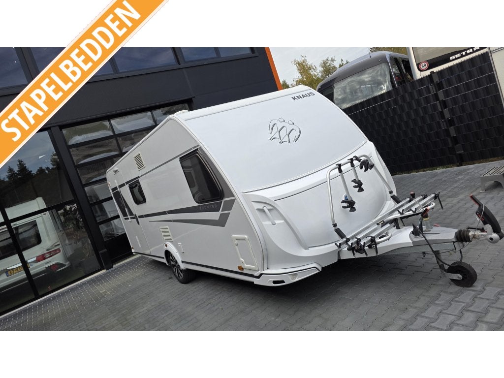 Knaus Sudwind 60 Years 540 FDK Mover,Voortent,fietsendra, Caravans en Kamperen, Dwars-stapelbed, Bedrijf, Treinzit, Schokbreker