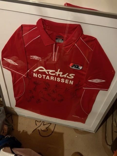 Te koop gesigneerd AZ shirt, Ophalen, Zo goed als nieuw, AZ, Shirt