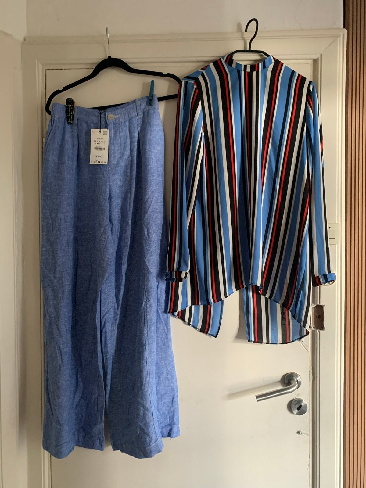 Nieuwe Zara broek maat S en Primark blouse maat 36, Blauw, Nieuw, Ophalen of Verzenden, Maat 36 (S)