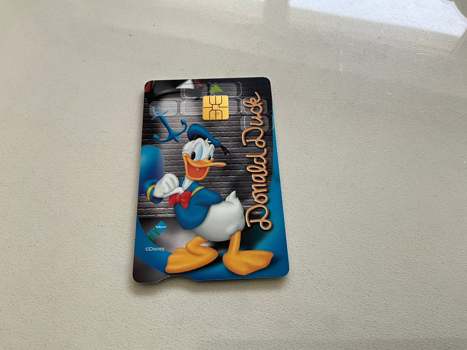 VINTAGE CURIOSUM: Originele Telkom Donald Duck Telefoonkaart, Ophalen of Verzenden