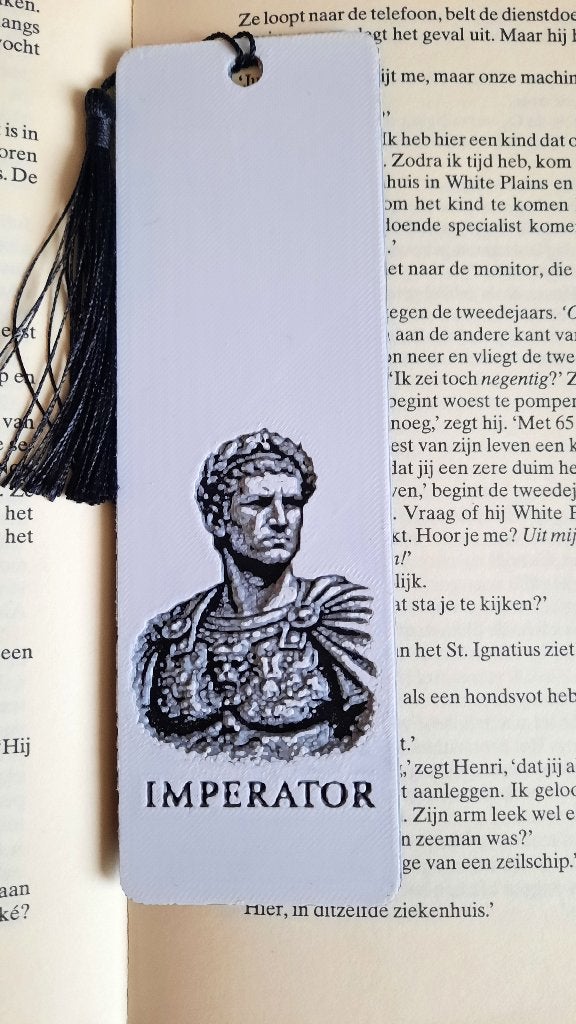 3D Geprinte Boekenlegger Imperator Romeinse Strijder, Ophalen of Verzenden, Nieuw