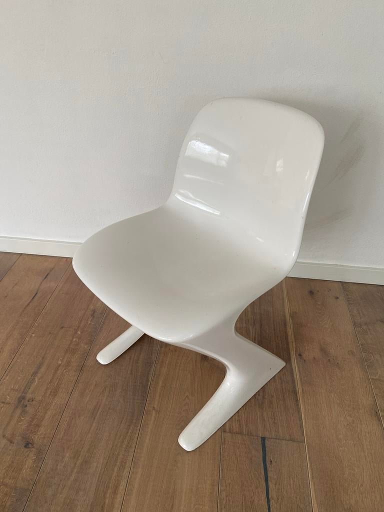 Z chair retro vintage, Huis en Inrichting, Stoelen, Kunststof, Wit, Ophalen of Verzenden, Zo goed als nieuw