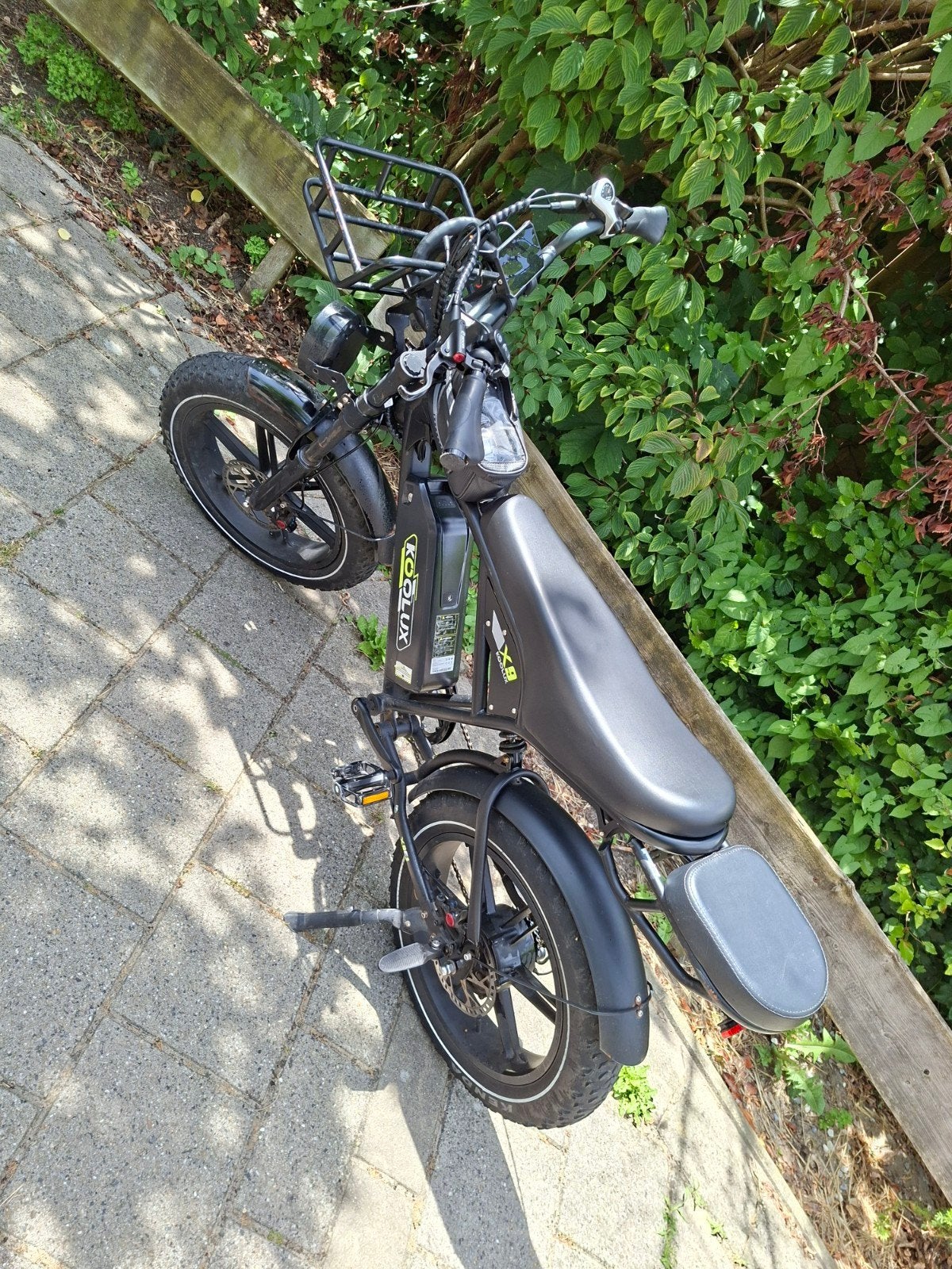 Mooie fatbike X9 met een goeie accu wel een beetje roest., Fietsen en Brommers, Elektrische fietsen, Ophalen, Gebruikt, Overige merken