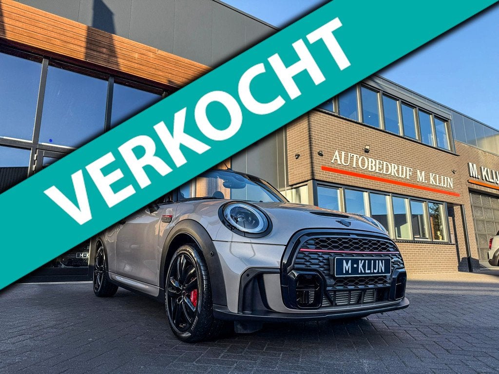 Mini Mini Cabrio 2.0 John Cooper Works JCW Pack F1 aut 231pk, Auto's, Mini, Bedrijf, Te koop, Cabrio, ABS, Achteruitrijcamera