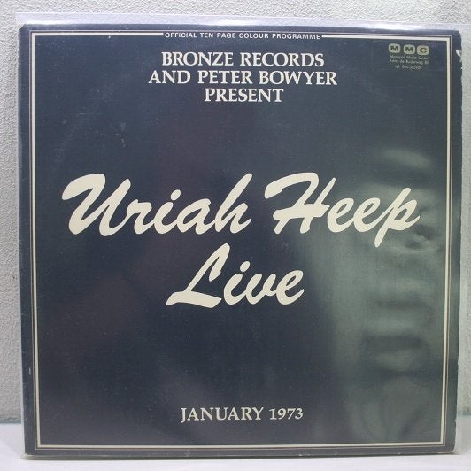 LP - Uriah Heep - Live - 2LP - Boekje + Kaart - Duits - NM, Ophalen of Verzenden, 12 inch, Dubbel-LP, Progressive Rock