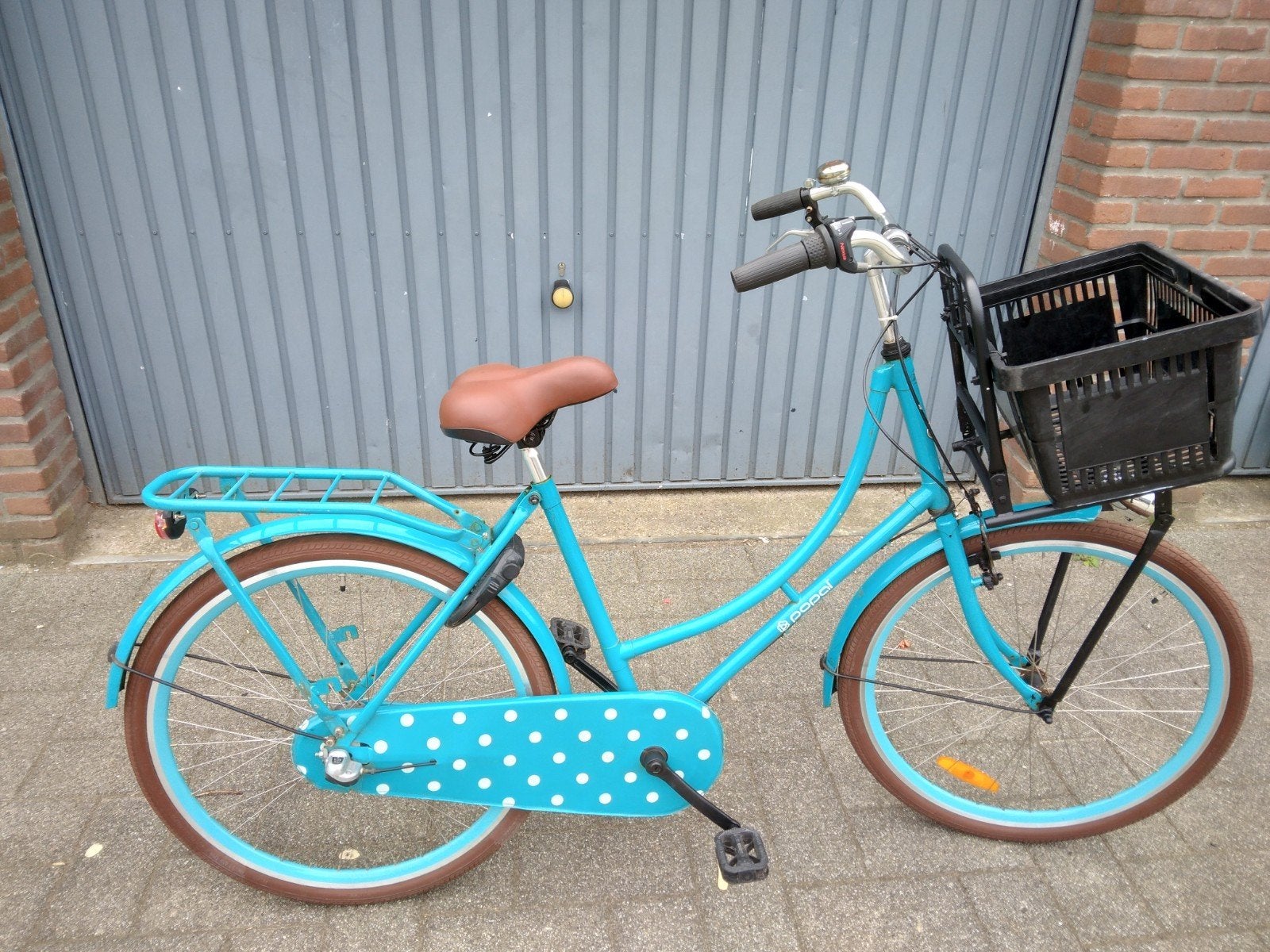 Popal Meisjesfiets 26 inch, 3 versnellingen, framemaat 48cm, Terugtraprem, Gebruikt, Versnellingen, Popal