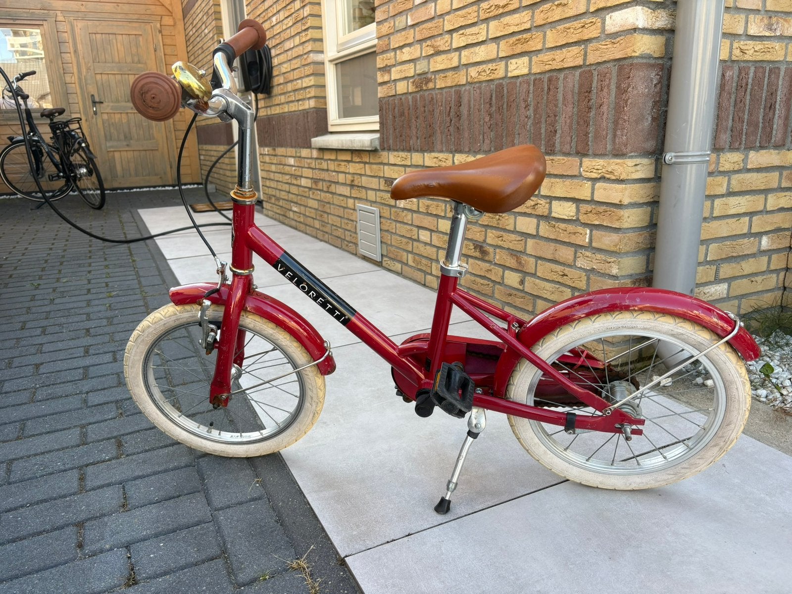 Veloretti rode fiets 16inch, Ophalen, Terugtraprem, Gebruikt, Handrem