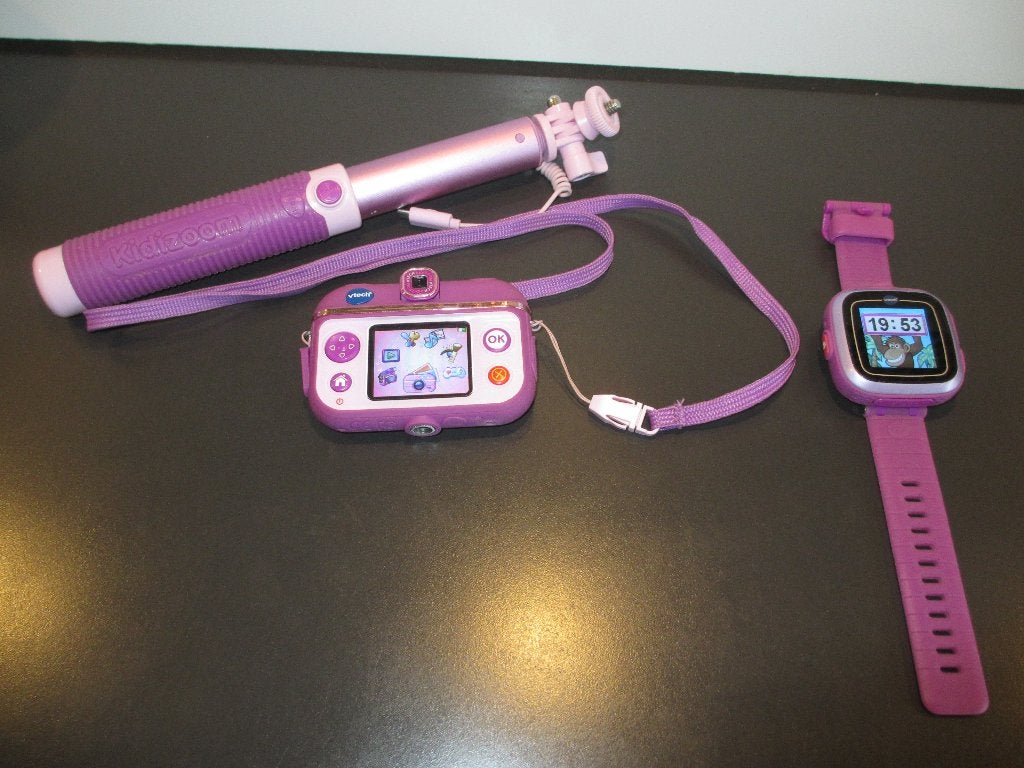 Kiddizoom met selfiestick & Kiddiwatch. één koop !, Kinderen en Baby's, Ophalen of Verzenden, Gebruikt, 6 jaar of ouder