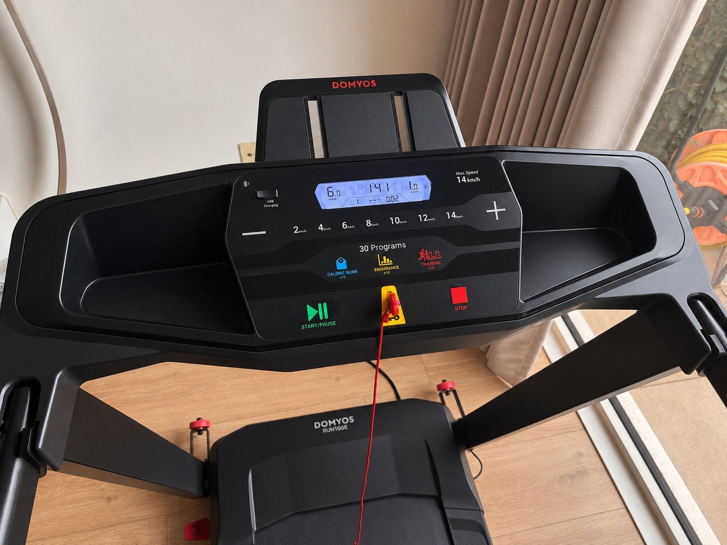 DOMYOS Run100e Folding Treadmill – Excellent Condition, Ophalen, Zo goed als nieuw, Metaal, Loopband