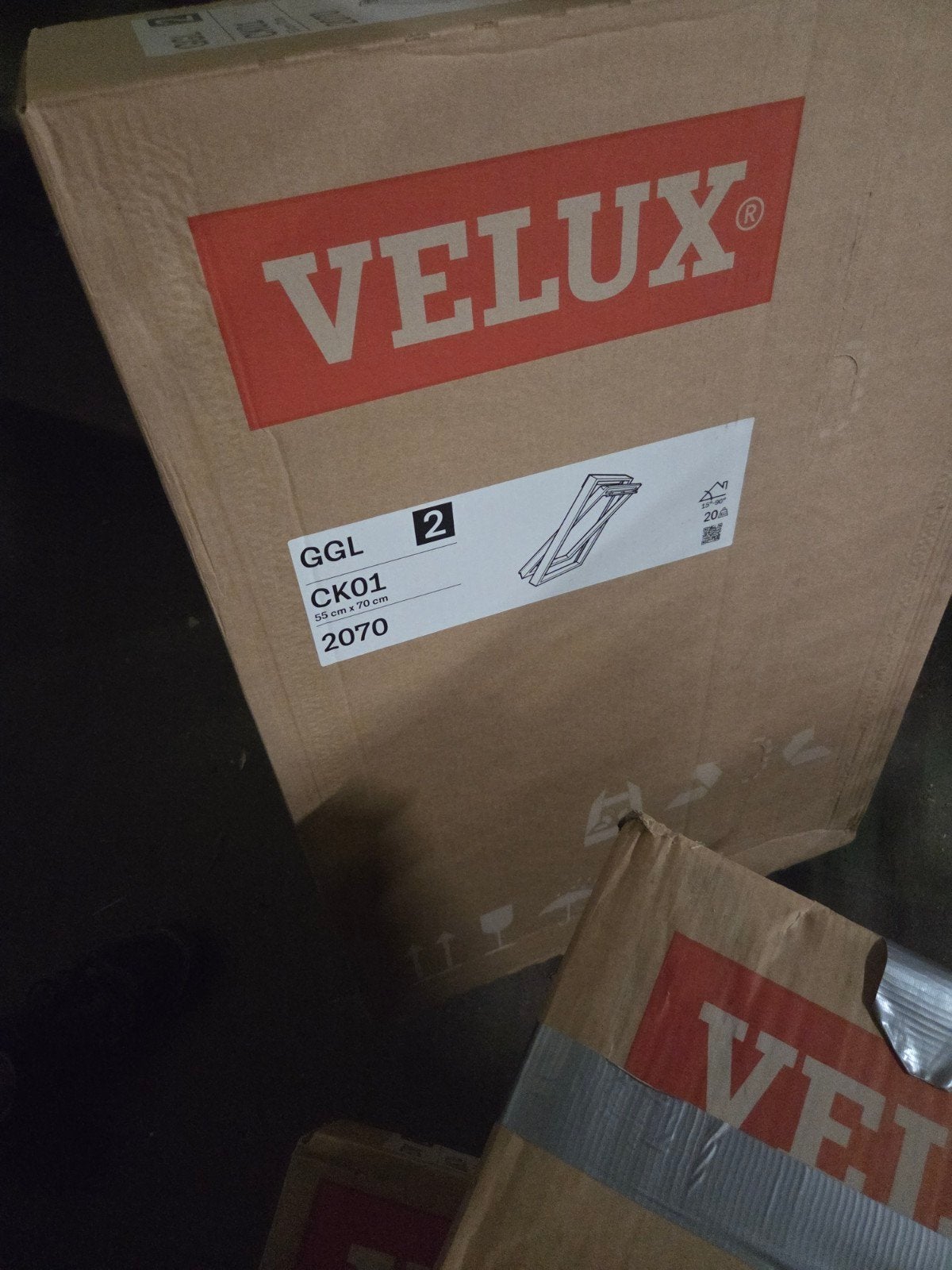Nieuw Velux Dakraam CK01 55x70 cm (EDW en GGL), Ophalen, Minder dan 80 cm, Minder dan 80 cm, Nieuw