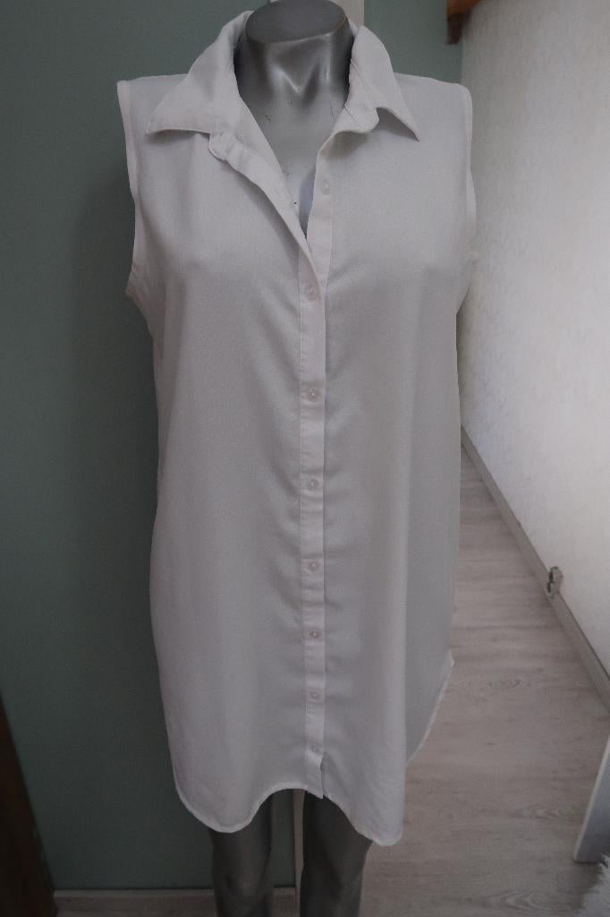 Geisha mooie witte blouse L/40, Geisha, Wit, Maat 42/44 (L), Ophalen of Verzenden