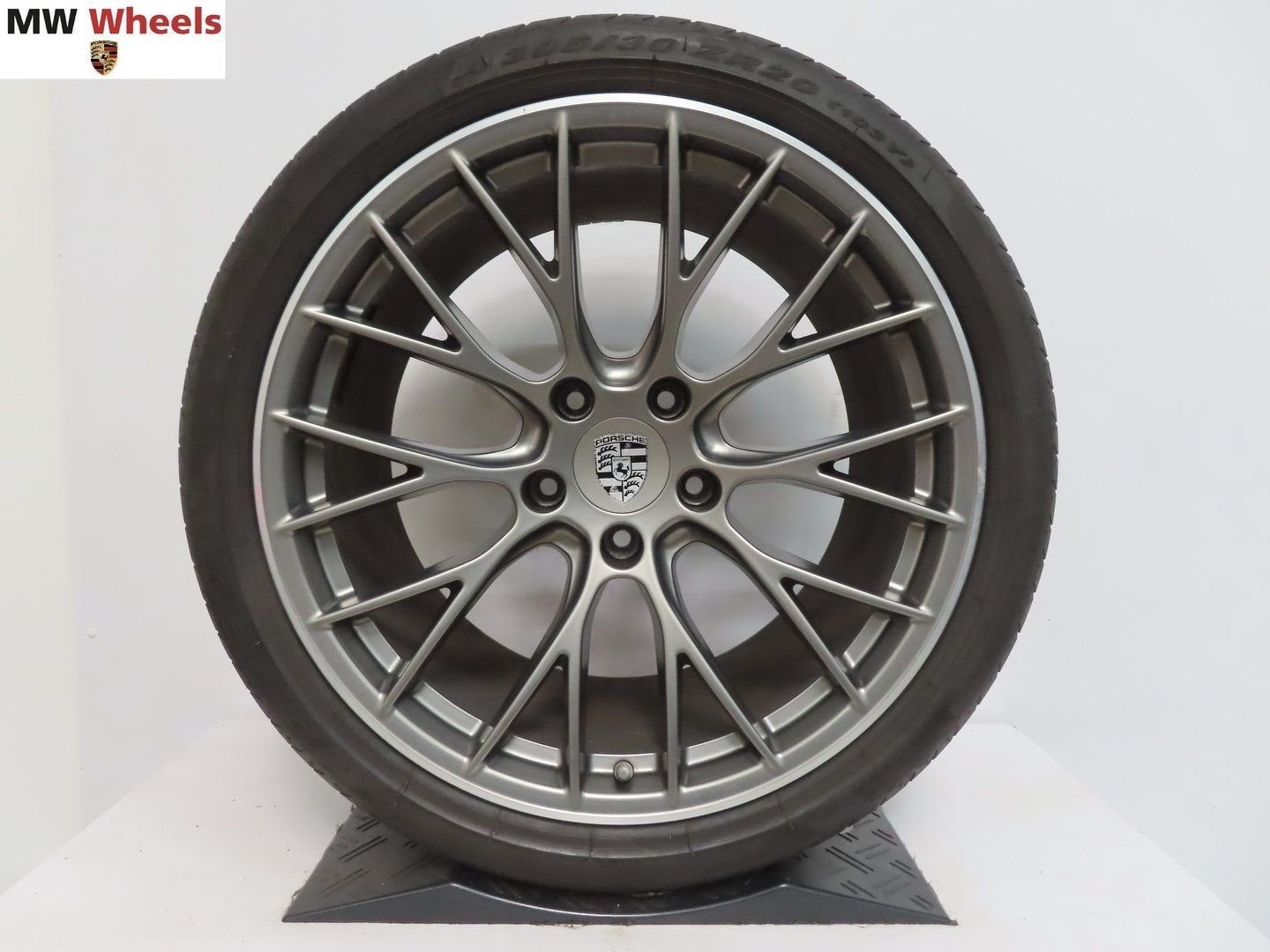 Porsche 911 991.2 RS Spyder 20 inch velgen 4 S zomerbanden, Auto-onderdelen, Banden en Velgen, Gebruikt, -, -, Banden en Velgen