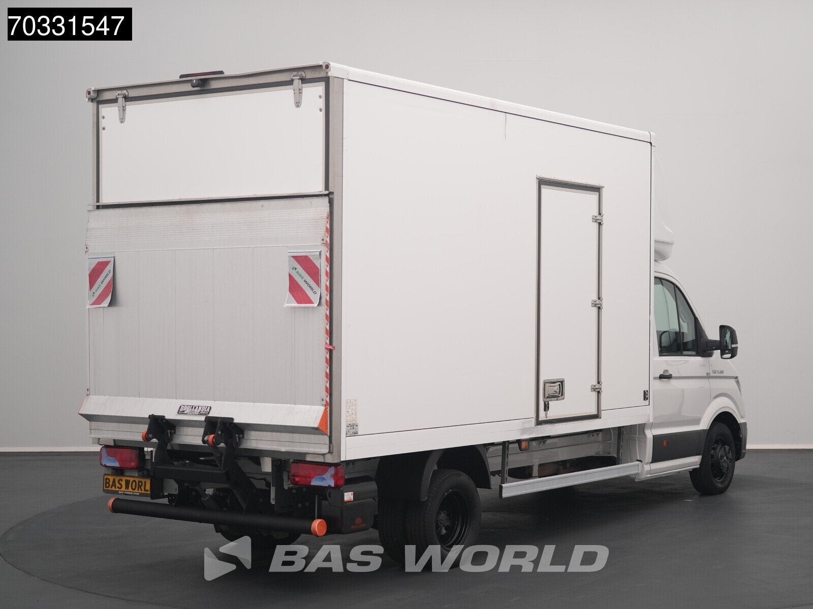 MAN TGE 5.160 Automaat Bakwagen Laadklep D'Hollandia Dubbell, Auto's, Automaat, Stof, Gebruikt, Euro 6