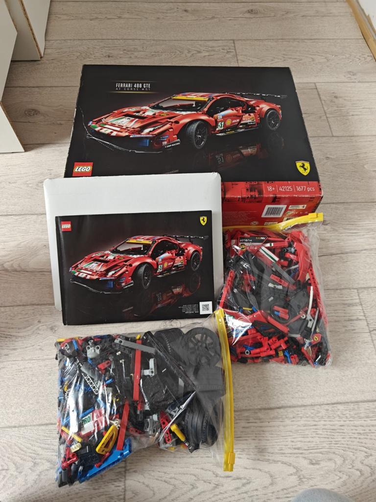 LEGO FERRARI 488 GTE (42125), Ophalen, Zo goed als nieuw