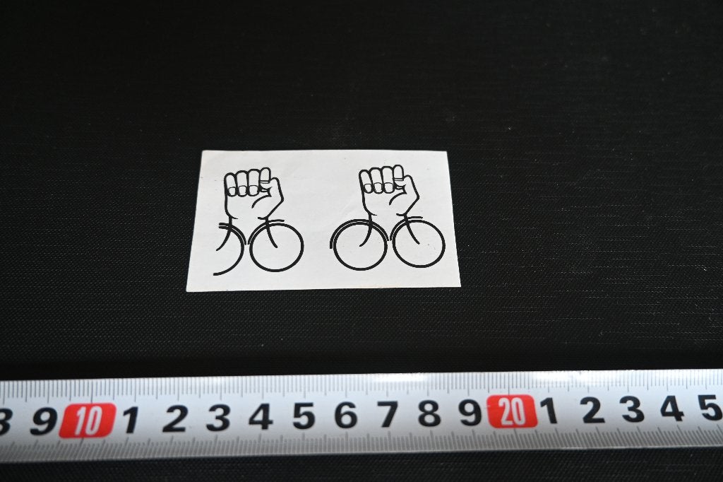 sticker strip hand fiets ?, Ophalen, Zo goed als nieuw