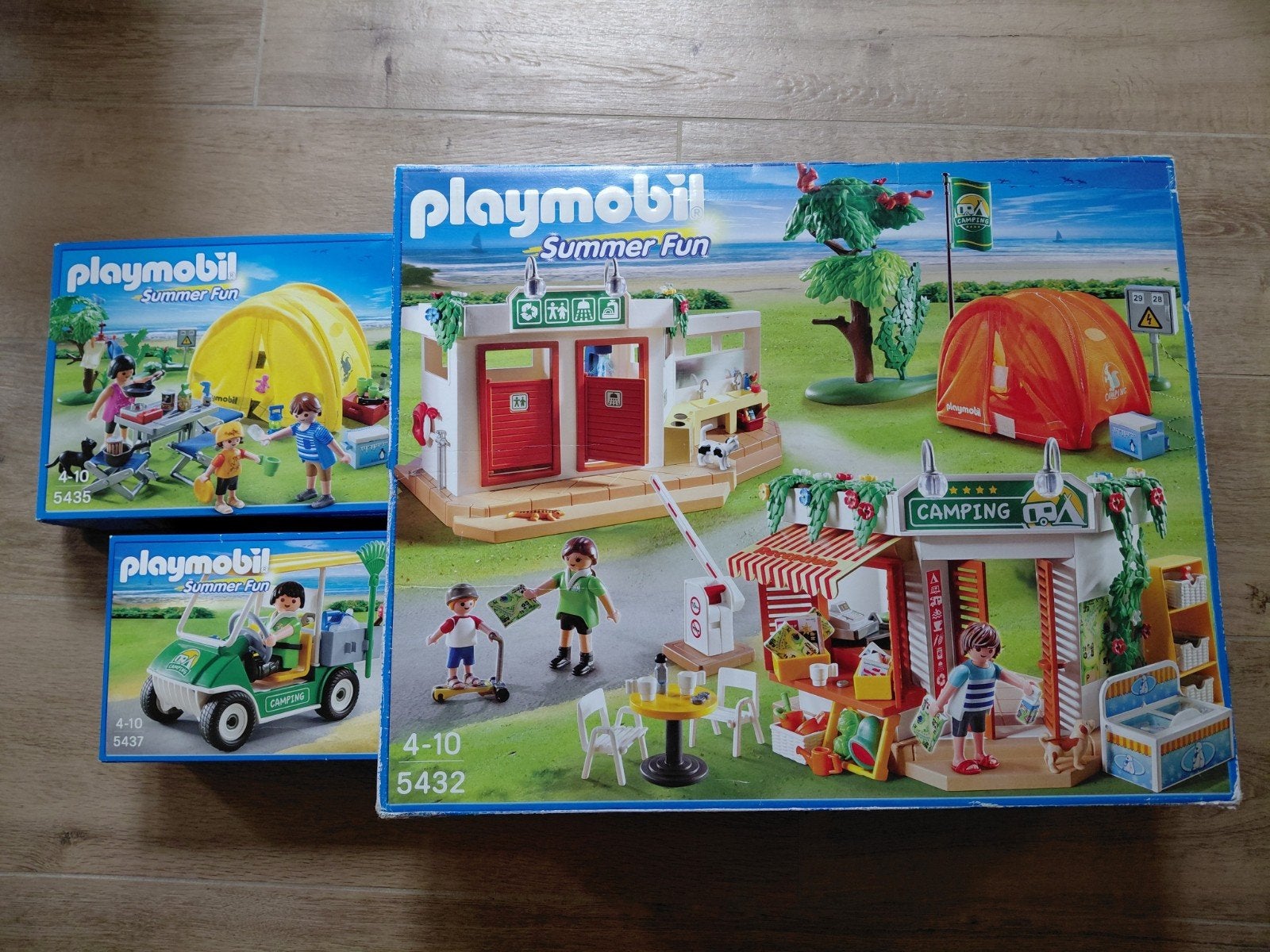 playmobil 3 sets thema camping, Gebouw, Complete set, Ophalen of Verzenden, Summer fun