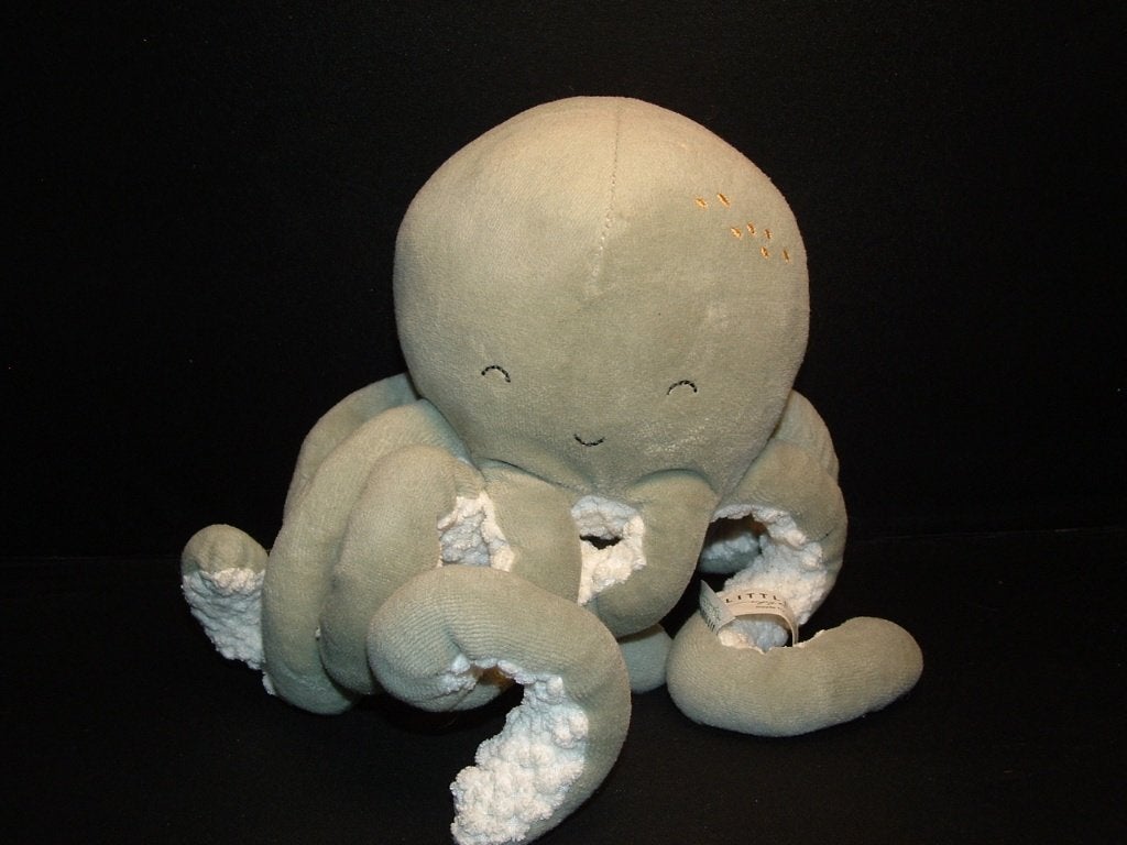 LITTLE DUTCH OCTOPUS INKTVIS OCEAN GREEN VELOURS, Ophalen of Verzenden, Nieuw, Overige typen