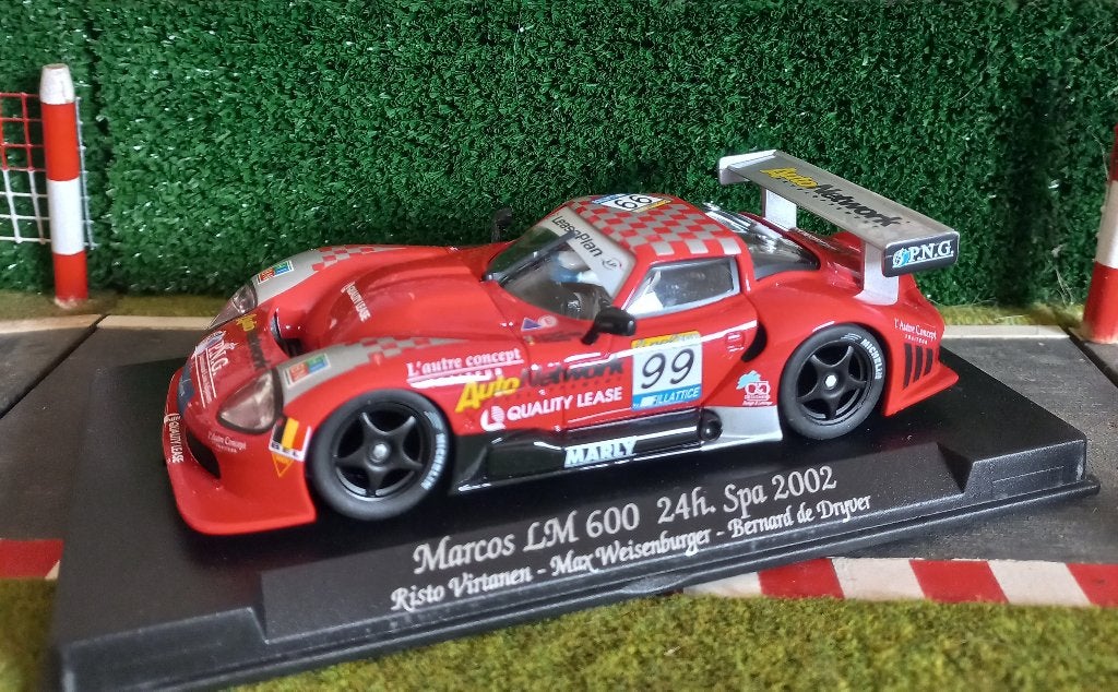 FLY Slotcar Marcos LM 600  24h. Spa 2002, Overige merken, Racebaan, Nieuw, Ophalen of Verzenden