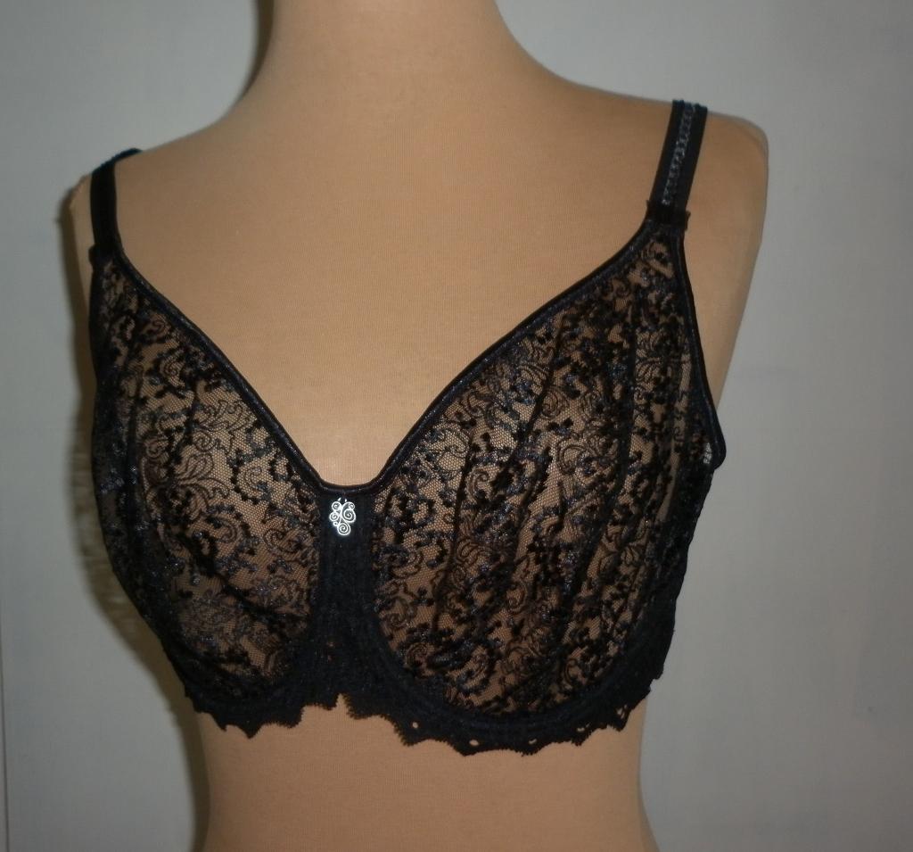 beugelBh maat 75E (full-cup) merk:  Empreinte, Verzenden, Zwart, BH