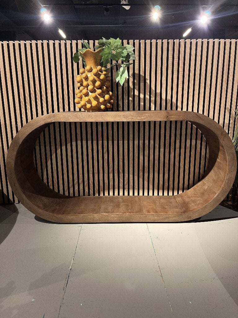 Dressoir, mango hout, Huis en Inrichting, Ophalen, Nieuw, 150 tot 200 cm, Ovaal