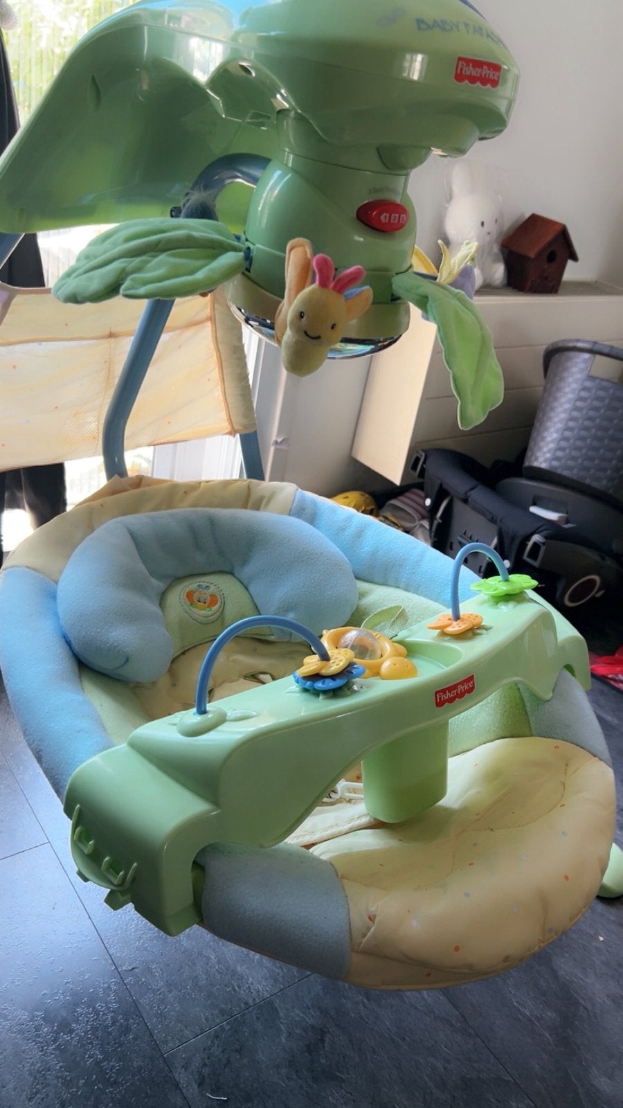 Fisher-Price Baby Papasan Schommelstoel met Geluid, Kinderen en Baby's, Ophalen, Gebruikt, Overige typen, Met geluid