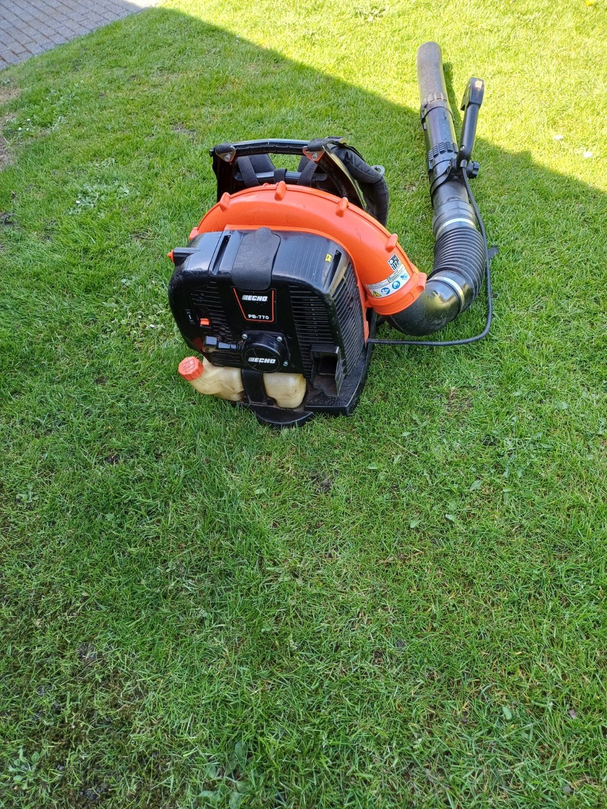 bladblazer echo Ruggedragen Bladblazer pb 770, Ophalen, Zo goed als nieuw, Benzine, Ruggedragen