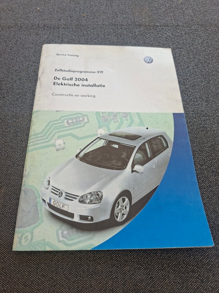 Service training volkswagen de golf 2004 elektrische install, Ophalen of Verzenden