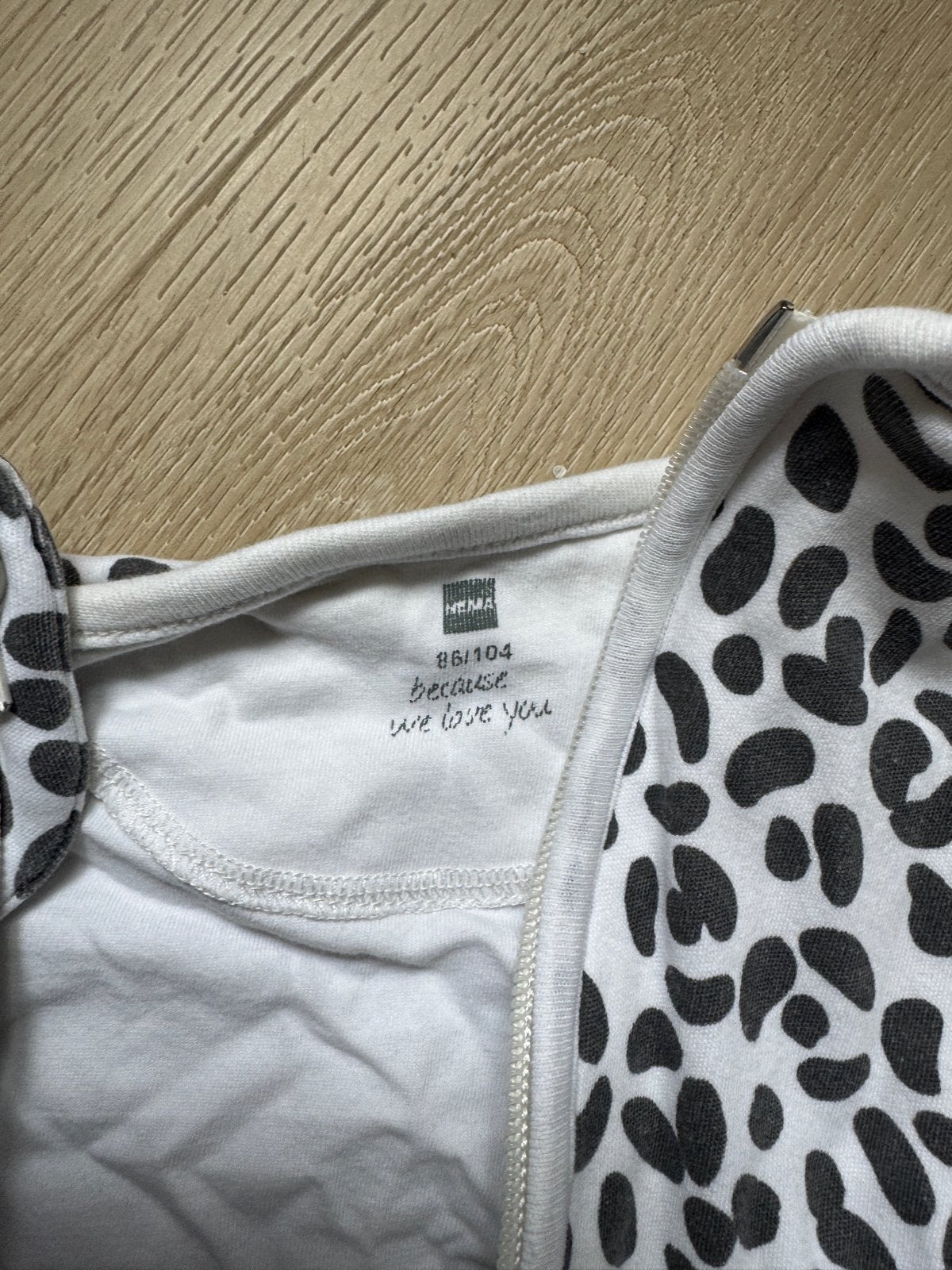 HEMA slaapzak 86/104 met luipaardprint, Ophalen, Gebruikt, Hema, Meerkleurig