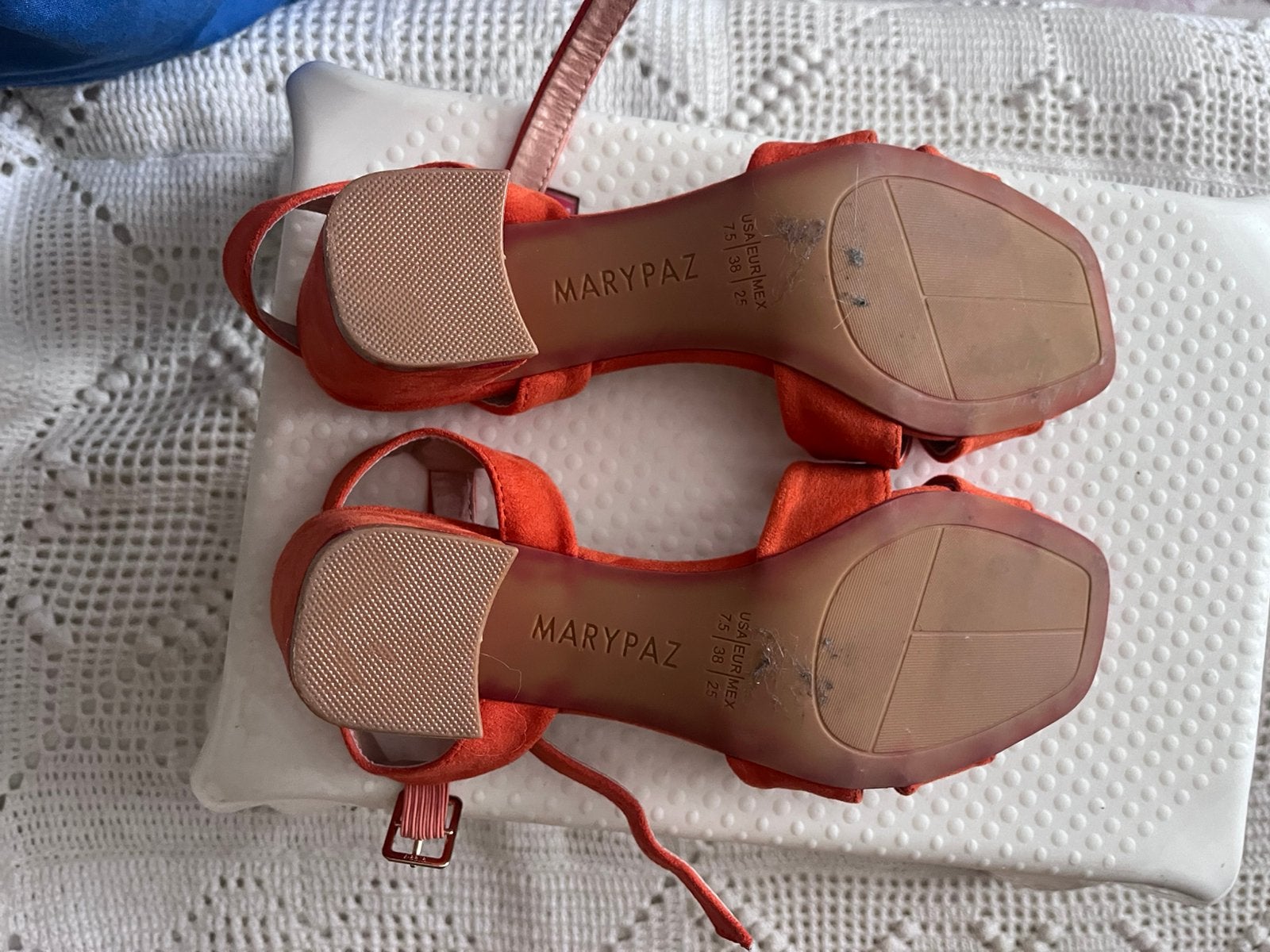 Sandalen, Kleding | Dames, Ophalen, Zo goed als nieuw, Oranje, Sandalen of Muiltjes