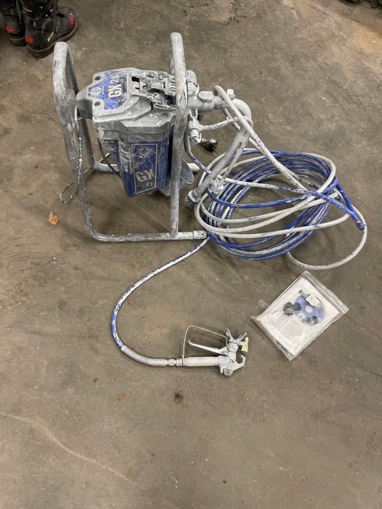 Graco GX 21 Verfspuit, Doe-het-zelf en Verbouw, Schildersmaterialen, Gebruikt, Verfspuit of Verfpomp, Ophalen