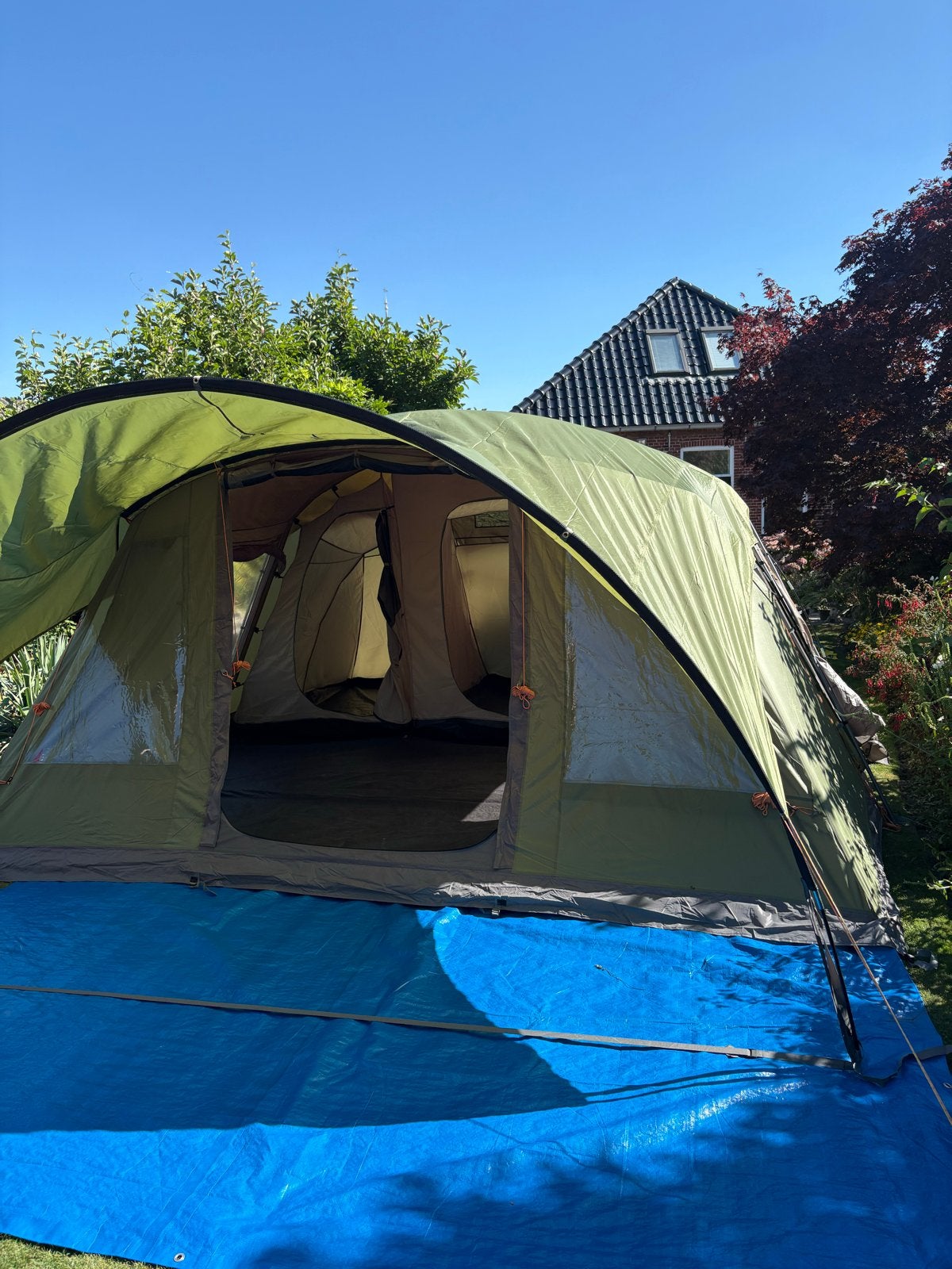 Coleman Vespucci 6-persoons tent + extra voorluifel, Ophalen of Verzenden, Zo goed als nieuw, Tot en met 6