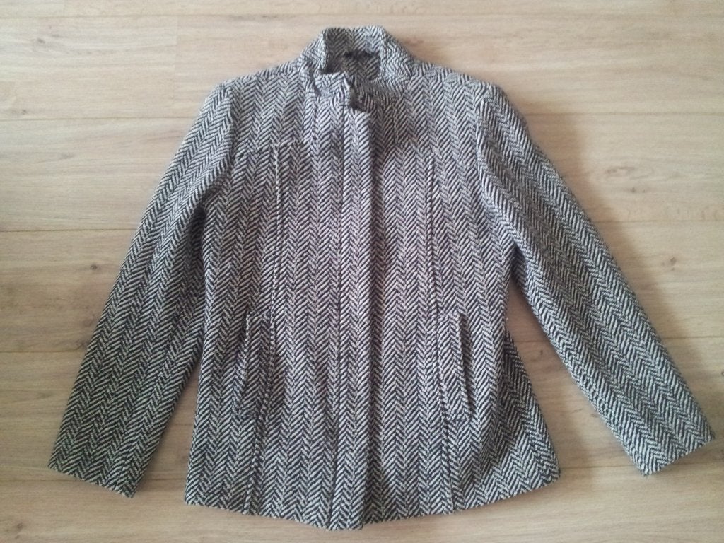 Dames jas (winter), Ophalen of Verzenden, Zo goed als nieuw, Maat 38/40 (M), Zwart