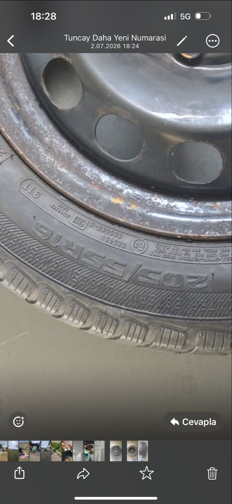 Golf  7-5 rezefwill op Velg - 205/55R16, Ophalen of Verzenden, Gebruikt